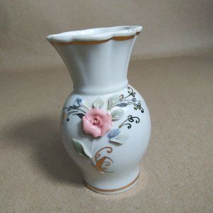 Fenix Porcelain Delicate Flowers 4" Small Vase Kislovodsk Russia